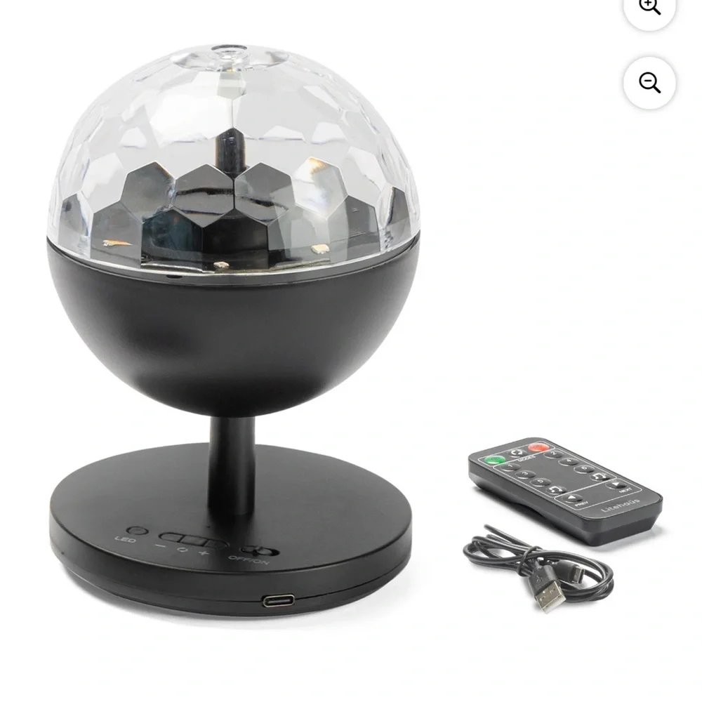 Spinning Party Light - Black